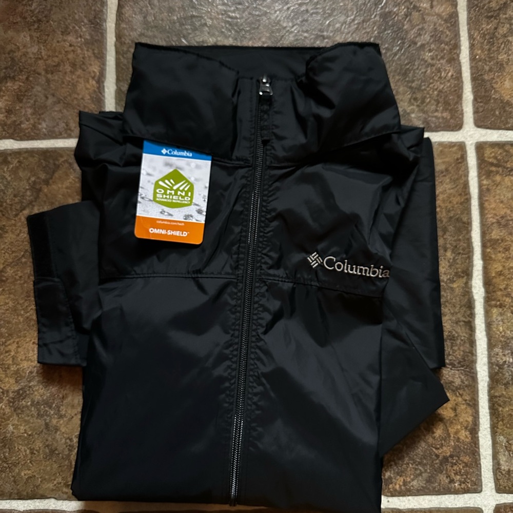 Columbia Black Rain Jacket